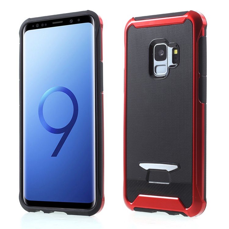 

Armor PC + TPU Hybrid Anti-fingerprint Protection Shell for Samsung Galaxy S9 G960 - Red