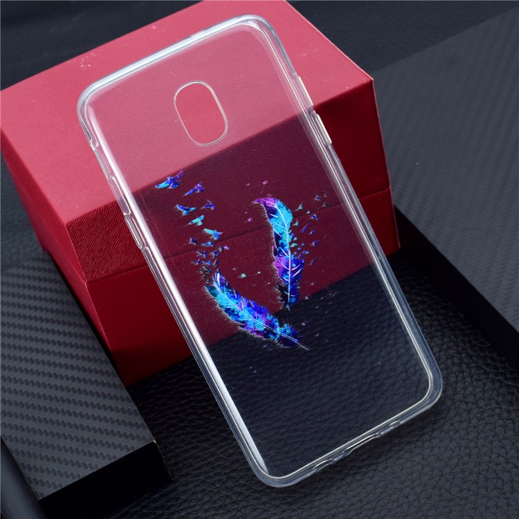 

Шаблон Печати Мягкой Оболочки Задней Крышки TPU Для Галактики Samsung J3 (2018) J337 - Перо