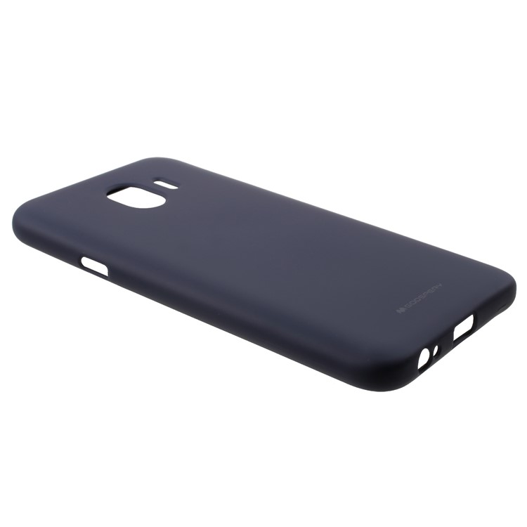 MERCURY GOOSPERY Matte Skin TPU Mobile Cover for Samsung Galaxy J4 (2018) - Dark Blue-2
