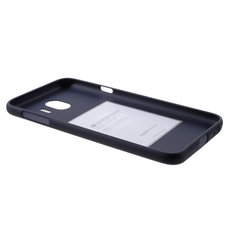 MERCURY GOOSPERY Matte Skin TPU Mobile Cover for Samsung Galaxy J4 (2018) - Dark Blue-3