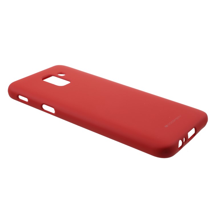 MERCURY GOOSPERY Matte Skin TPU Phone Cover for Samsung Galaxy J6 (2018) - Red-2