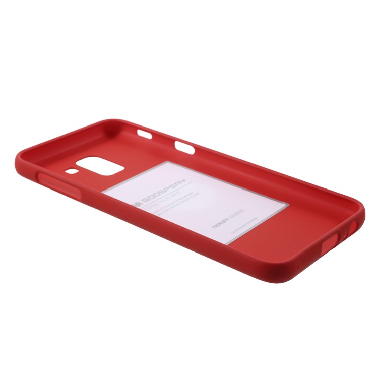 MERCURY GOOSPERY Matte Skin TPU Phone Cover for Samsung Galaxy J6 (2018) - Red-3