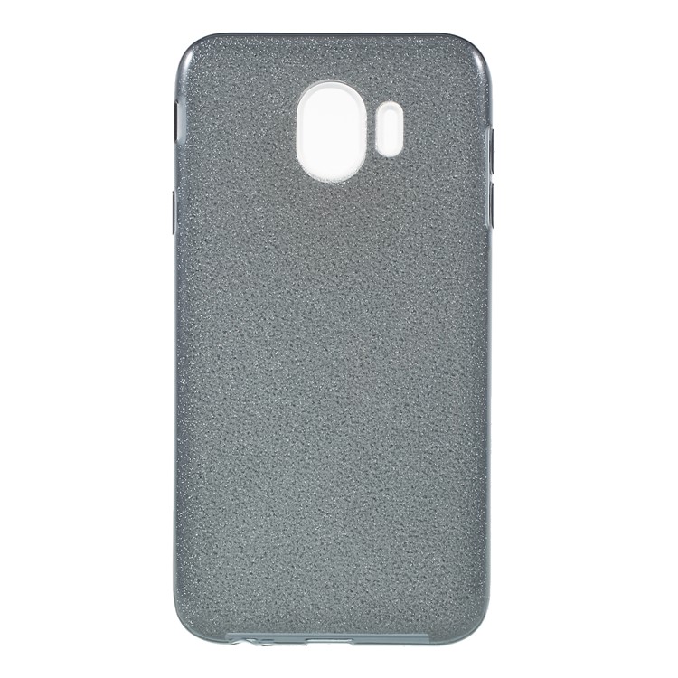 

3-in-1 Glittery Powder Paper TPU + PC Hybrid Case for Samsung Galaxy J4 (2018) - Black, Galaxy J4 (2018)