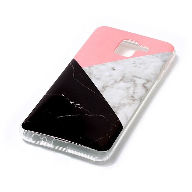 IMD Modelado Caixa De Proteção Móvel TPU Para Samsung Galaxy J6 (2018) - Teste Padrão De Mármore De Emenda-3