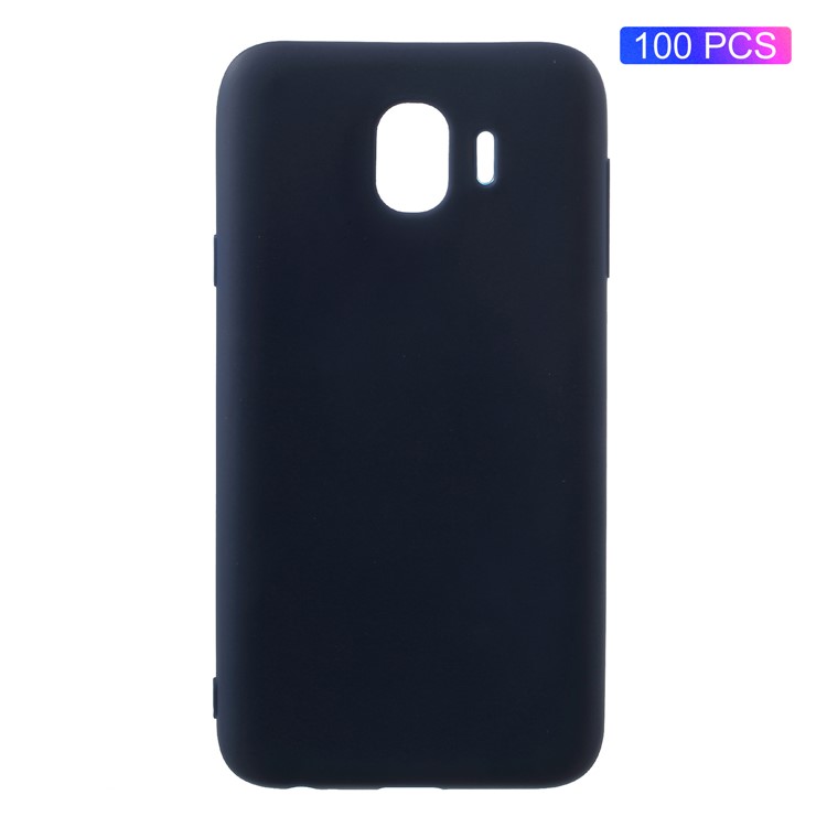 

100pcs / Set Матовая Anti-fingerprint TPU Передвижная Раковина Для Галактики J4 Samsung (2018) - Темно-синий