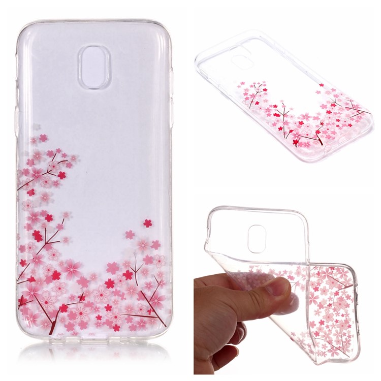 

Patterned IMD Soft TPU Back Shell Case for Samsung Galaxy J7 Pro (2017) / J7 (2017) EU Version - Pink Flower