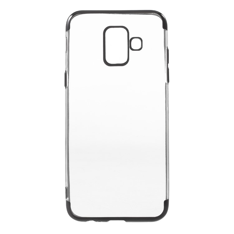 

Electroplating Edges TPU Mobile Shell for Samsung Galaxy A6 (2018) - Black