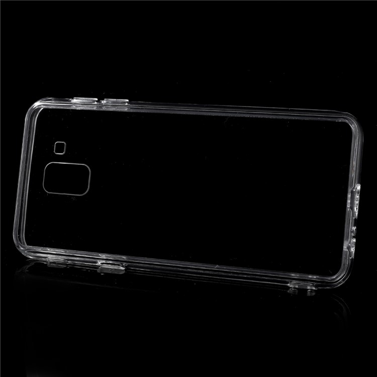 Crystal Clear Acrylic+ TPU Hybrid Back Case for Samsung Galaxy J6 (2018) - Transparent-2