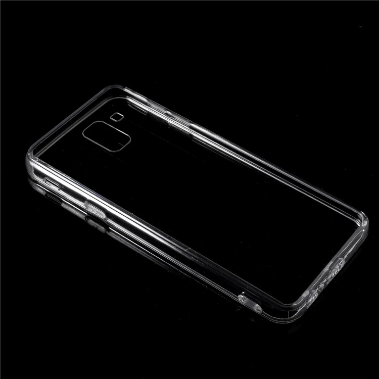 Crystal Clear Acrylic+ TPU Hybrid Back Case for Samsung Galaxy J6 (2018) - Transparent-3