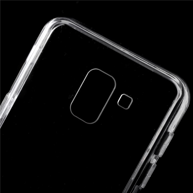 Crystal Clear Acrylic+ TPU Hybrid Back Case for Samsung Galaxy J6 (2018) - Transparent-4