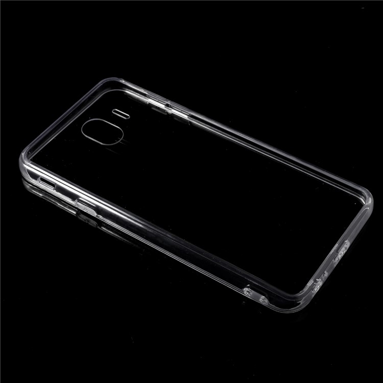 Crystal Clear Acrylic+ TPU Hybrid Back Case for Samsung Galaxy J4 (2018) - Transparent-3