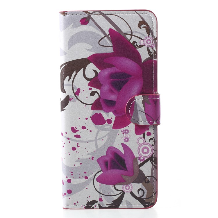 

Pattern Printing Wallet Stand Leather Shell for Samsung Galaxy J8 (2018) - Kapok Flower, Galaxy J8 (2018)