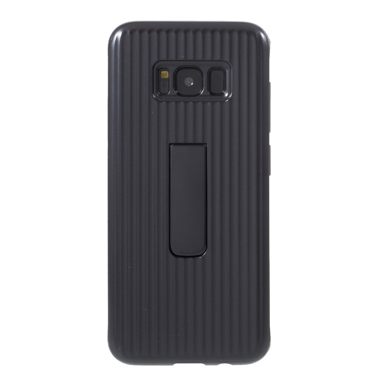 

Trunk Pattern PC + TPU Гибридная Крышка С Подставкой Для Галактики Samsung S8 G950 - Черный