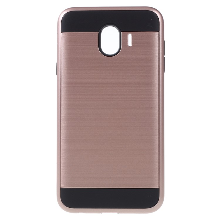 

Brushed PC and TPU Combo Cellphone Case for Samsung Galaxy J4 (2018) - Rose Gold, Galaxy J4 (2018)