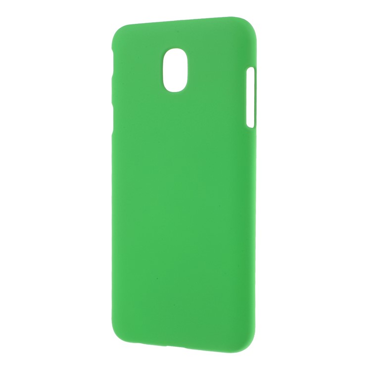 Rubberized Hard Cover Shell Case for Samsung Galaxy J7 (2018) - Green-2