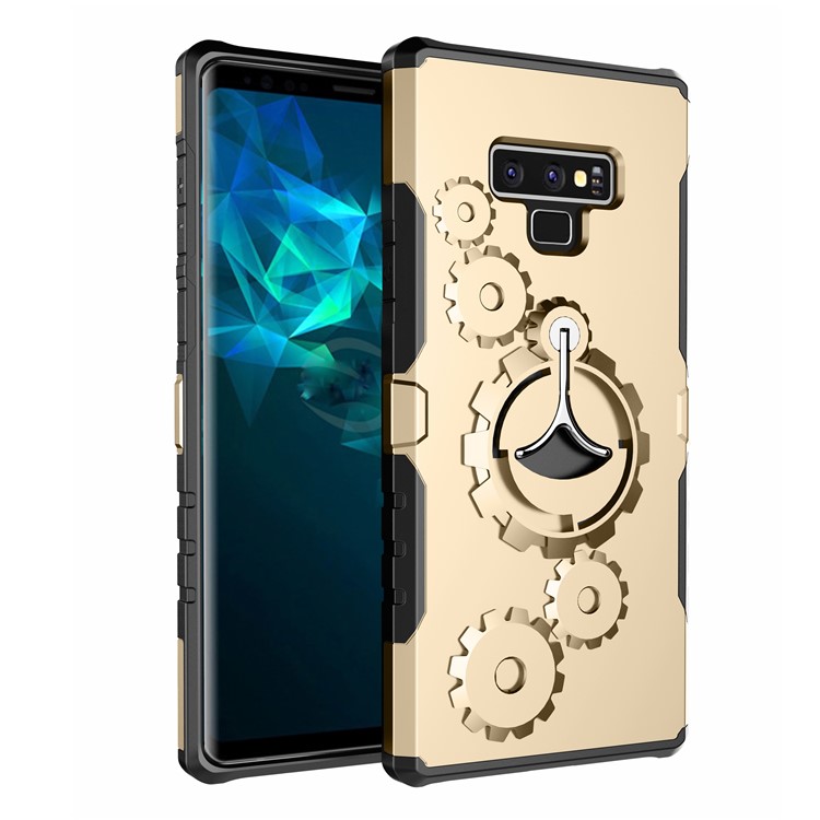 

Cool Gear PC+TPU Hybrid Kickstand Mobile Cover for Samsung Galaxy Note 9 - Gold, Galaxy Note9
