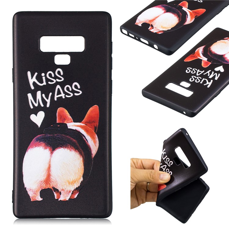 

Тиснение Мягкая Крышка Сотового Телефона TPU Для Галактики Samsung Примечание9 - Иди На Фиг, Galaxy Note9