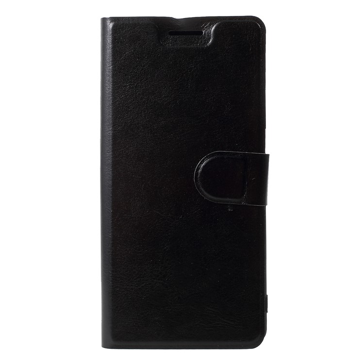 Crazy Horse Texture Card Holder Leather Case with Stand for Samsung Galaxy Note9 - Black-3