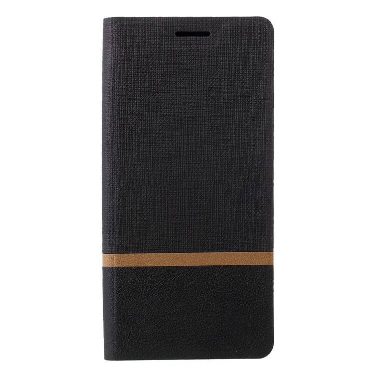 Cross Pattern Leather Card Slot Phone Shell (Built-in Steel Sheet) for Samsung Galaxy Note9 - Black-3