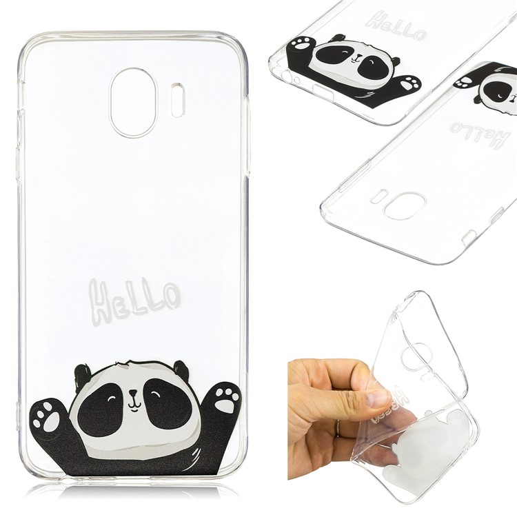 Impressão Padrão De Cobertura De Gel TPU Para Samsung Galaxy J4 (2018) - Olá-1
