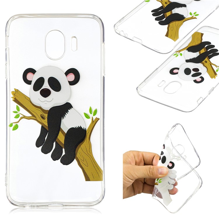 

Pattern Printing TPU Back Shell for Samsung Galaxy J4 (2018) - Panda Climbing Tree, Galaxy J4 (2018)