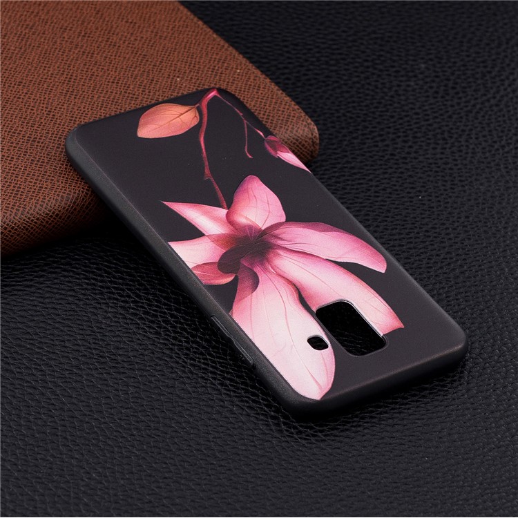 Caso De Gel TPU Macio Padrão De Relevo Para Samsung Galaxy A6 (2018) - Linda Flor-3