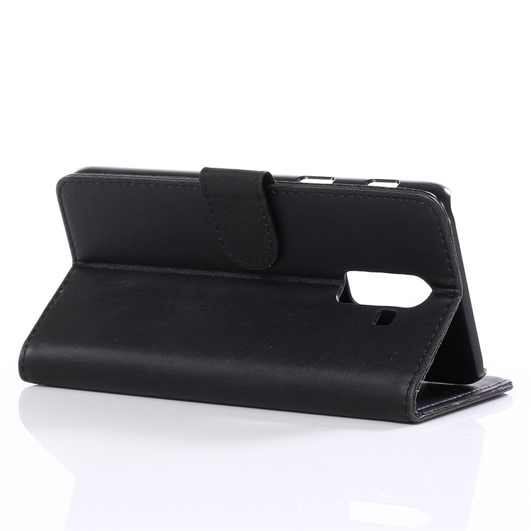 Crazy Horse Leather Wallet Case for Samsung Galaxy J8 (2018) - Black-5