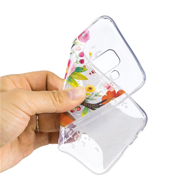 Pattern Printing IMD TPU Cell Phone Shell for Samsung Galaxy A6 (2018) - Flowered Elk-5