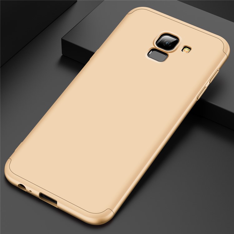 GKK Detachable 3-Piece Matte PC Hard Case for Samsung Galaxy J6 (2018) - Gold-2