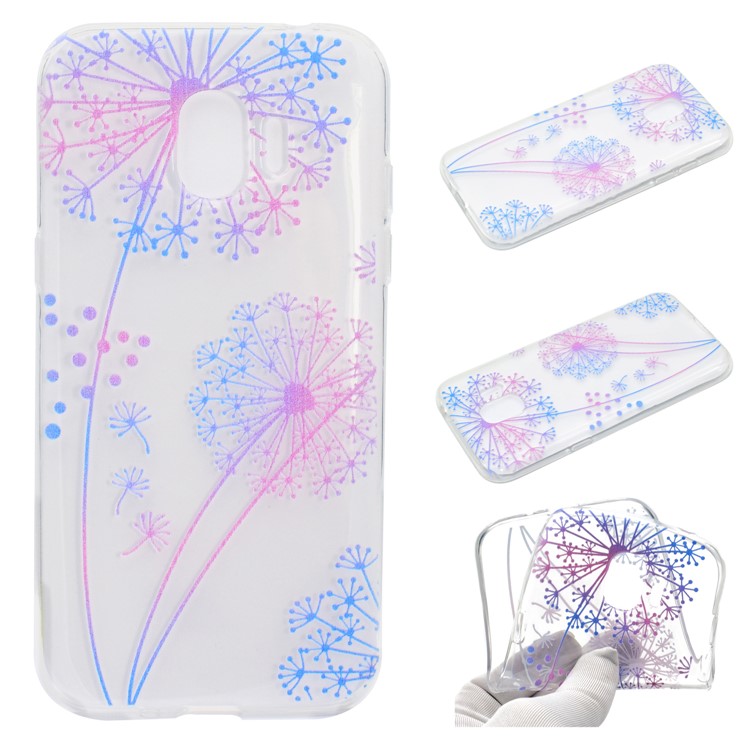

Pattern Printing TPU Back Cover for Samsung Galaxy J2 Pro 2018 - Dandelions, Galaxy J2 Pro 2018