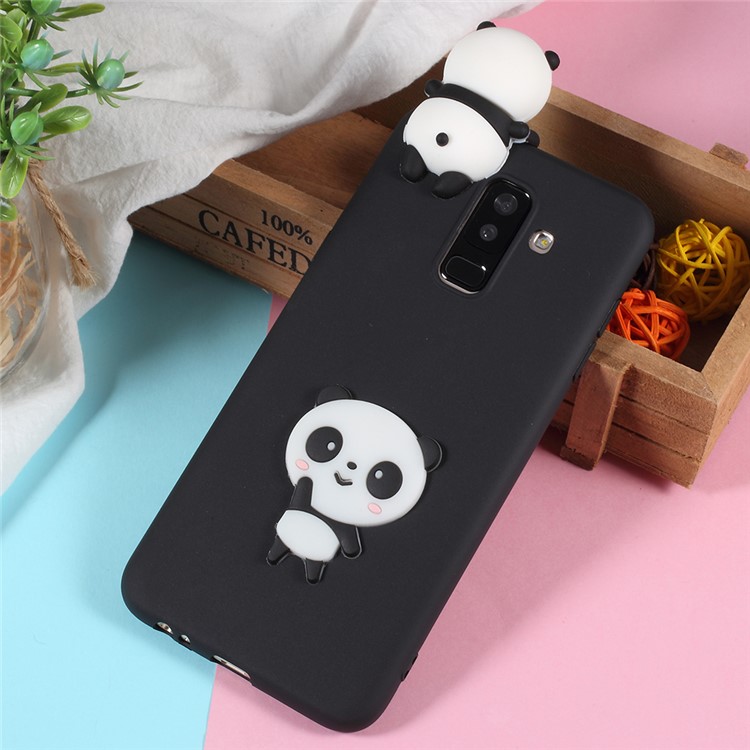 

Симпатичный Трехмерный Рисунок Мультфильма ТПУ Чехол Для Samsung Galaxy A6 Plus (2018) / A9 Star Lite - Застенчивая Панда, Galaxy A6+ (2018)