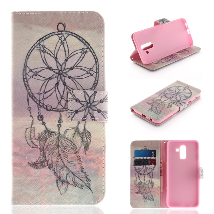 

Pattern Printing Magnetic Leather Stand Case for Samsung Galaxy J8 (2018) - Dream Catcher