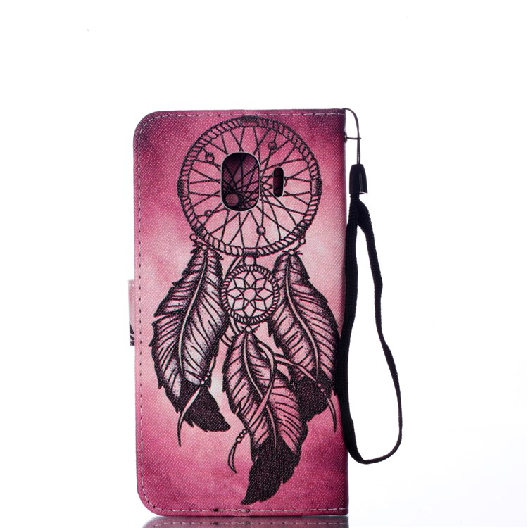 Pattern Printing Leather Stand Protection Shell for Samsung Galaxy J4 (2018) - Dream Catcher-2