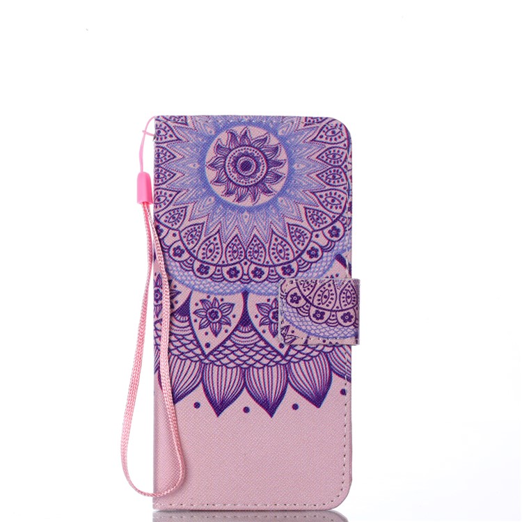 

Pattern Printing Leather Wallet Case for Samsung Galaxy A6 (2018) - Mandala Flower, Galaxy A6 (2018)