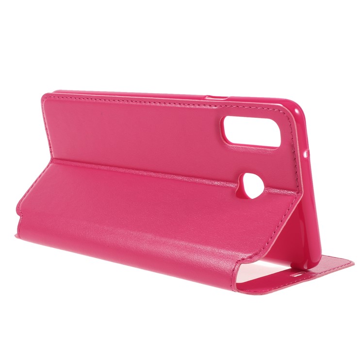 ROAR View Window Noble Leather Flip Stand Case for Samsung Galaxy A8 Star / A9 Star (China) - Rose-5