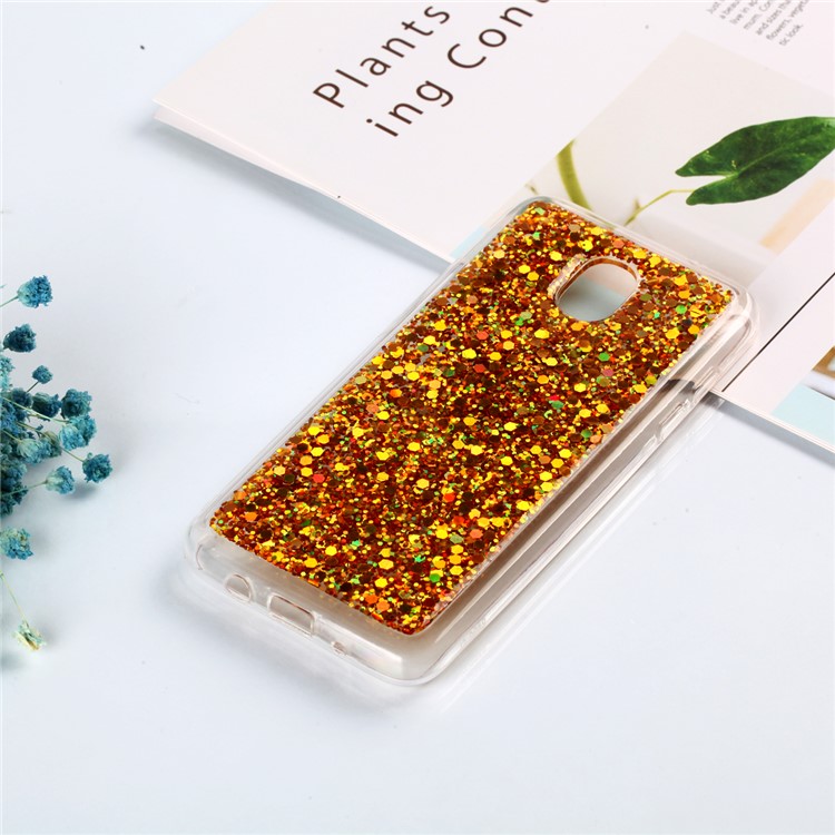 

Color Changing Sequins Acrylic TPU Case Shell Cover for Samsung Galaxy J3 (2018) / J3 Star - Gold, Galaxy J3 (2018)