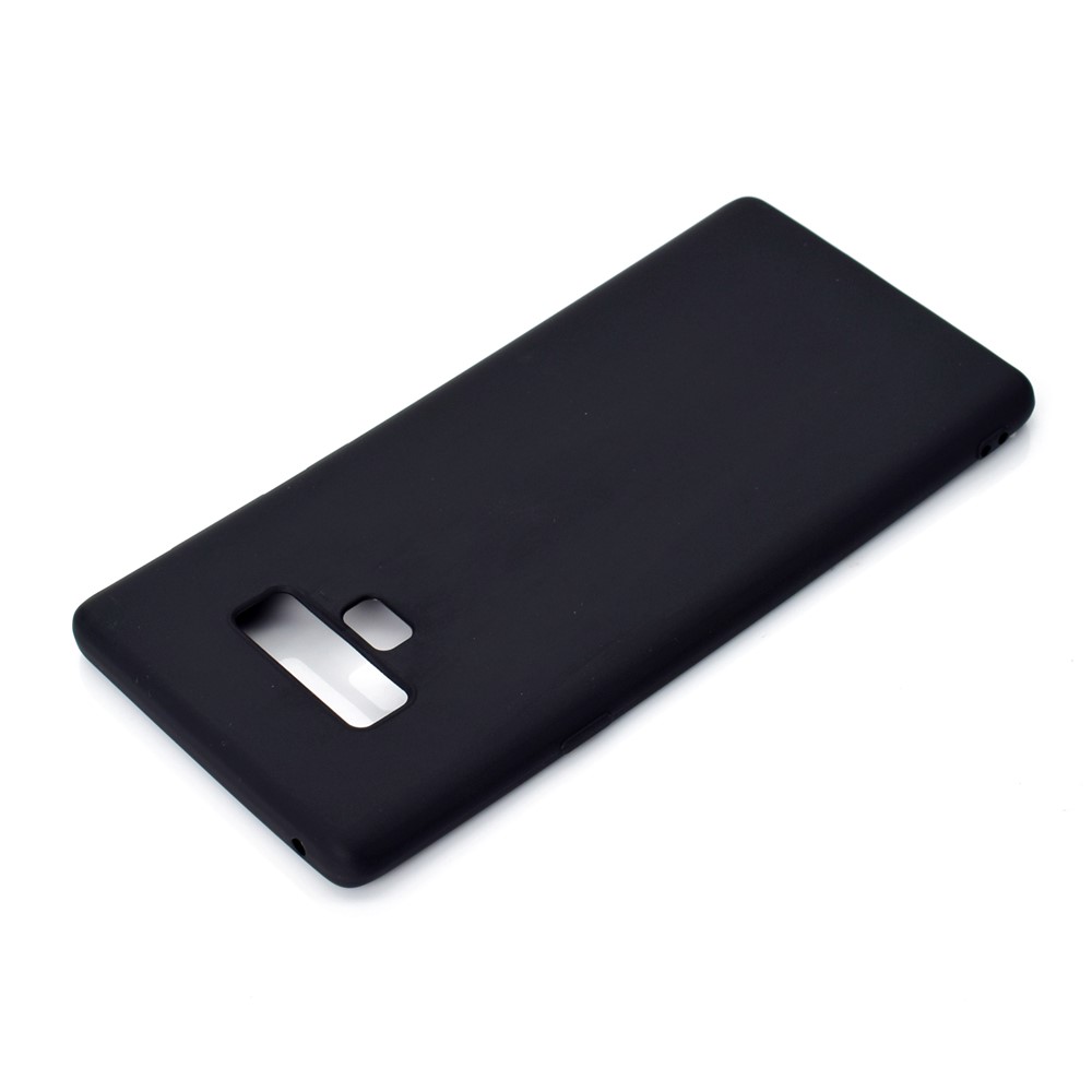 Soft Matte TPU Back Case for Samsung Galaxy Note 9 - Black-4