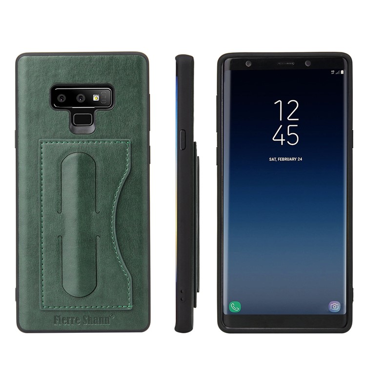 FIERRE SHANN PU Кожаный Держатель Для Карточек Подставка Для Подставки Для Samsung Galaxy Note 9 - Зеленый, Galaxy Note9
FIERRE SHANN PU Кожаный Держатель Для Карточек Подставка Для Подставки Для Samsung Galaxy Note 9 - Зеленый, Galaxy Note9