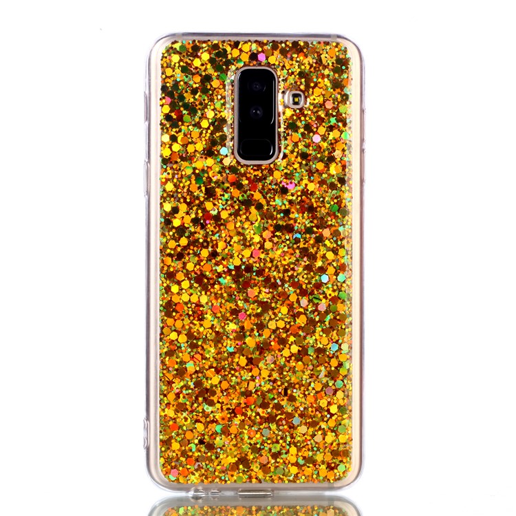 

Color Changing Sequins Acrylic TPU Back Case for Samsung Galaxy A6+ (2018) / A9 Star Lite - Gold, Galaxy A6+ (2018)