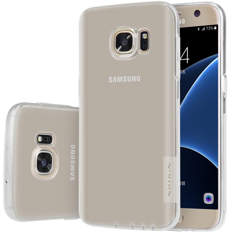 NILLKIN Nature Cover Slim TPU Case for Samsung Galaxy S7 G930 - Transparent-3