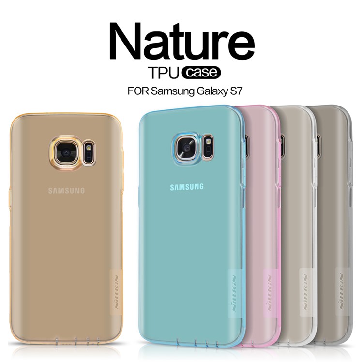 NILLKIN Nature Cover Slim TPU Case for Samsung Galaxy S7 G930 - Transparent-4