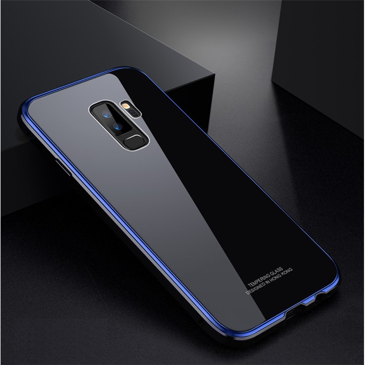 

Electroplating Hybrid Phone Casing for Samsung Galaxy S9+ SM-G965 - Black / Blue
