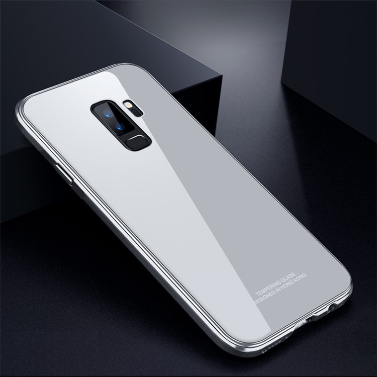 

Гальванический Гибридный Задний Чехол Для Галактики Samsung S9 + SM-G965 - Белый