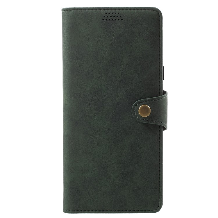 

Textured PU Leather Wallet Stand Phone Shell for Samsung Galaxy Note9 N960 - Green