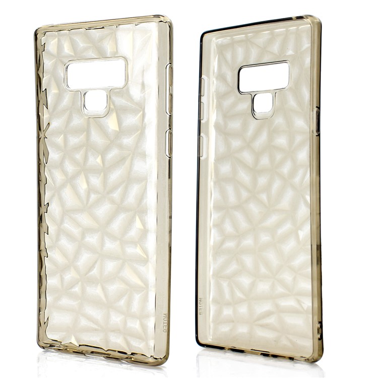 

3D Diamond Grain Soft TPU Mobile Phone Shell for Samsung Galaxy Note 9 - Grey