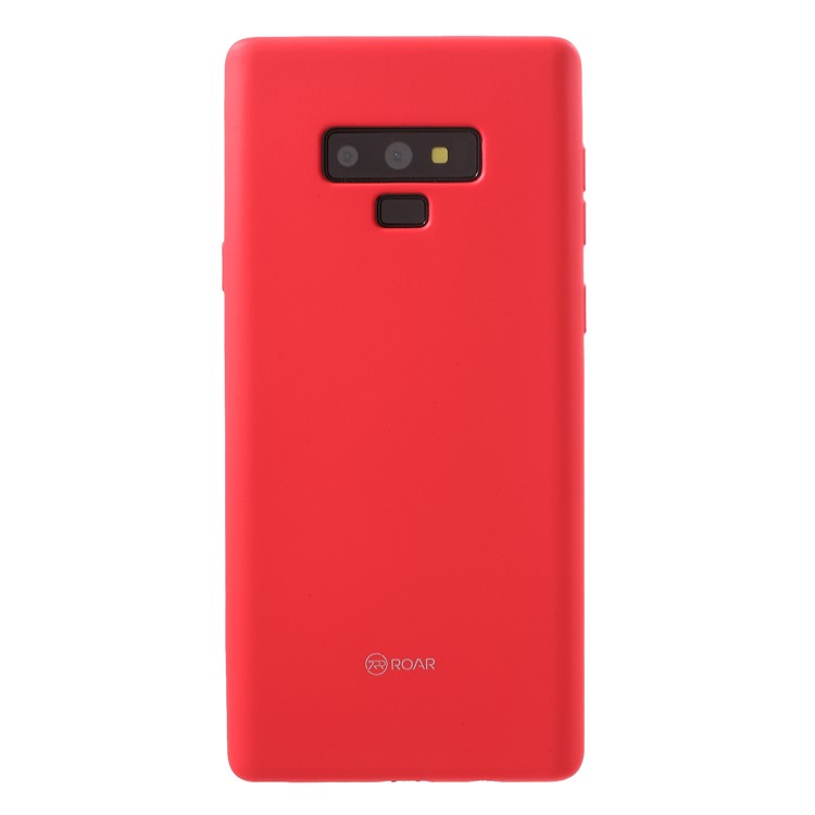 ROAR KOREA Todo O Dia Fosco Caso De Telefone TPU Para Samsung Galaxy Note9 N960 - Vermelho-2
