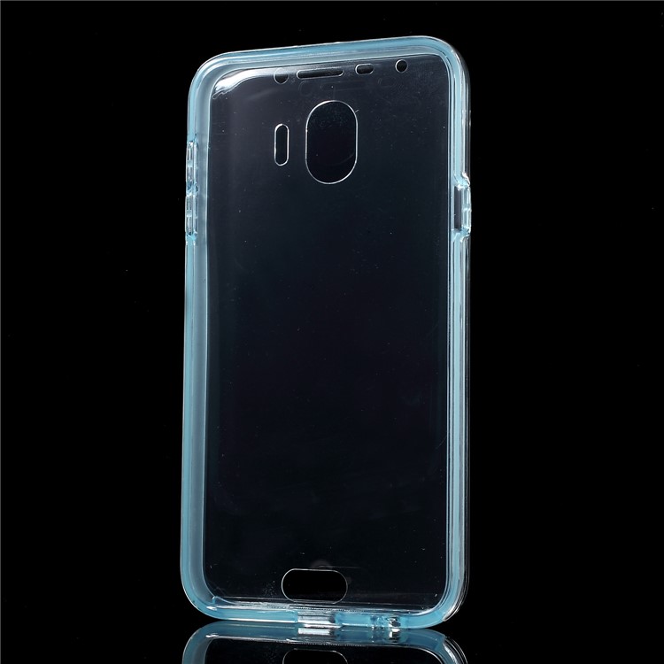 

2-in-1 Touchable TPU + PC Front & Back Mobile Case for Samsung Galaxy J4 (2018) - Blue