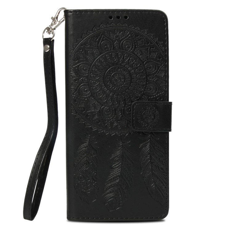 Impressão Dream Catcher Carteira De Couro Para Samsung Galaxy Note 9 - Preto-2