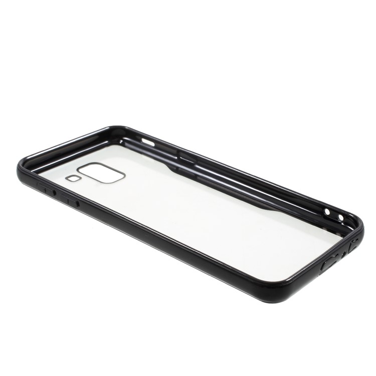 TPU Edge + Clear Acrylic Back Combo Case for Samsung Galaxy J6 (2018) - Black-6