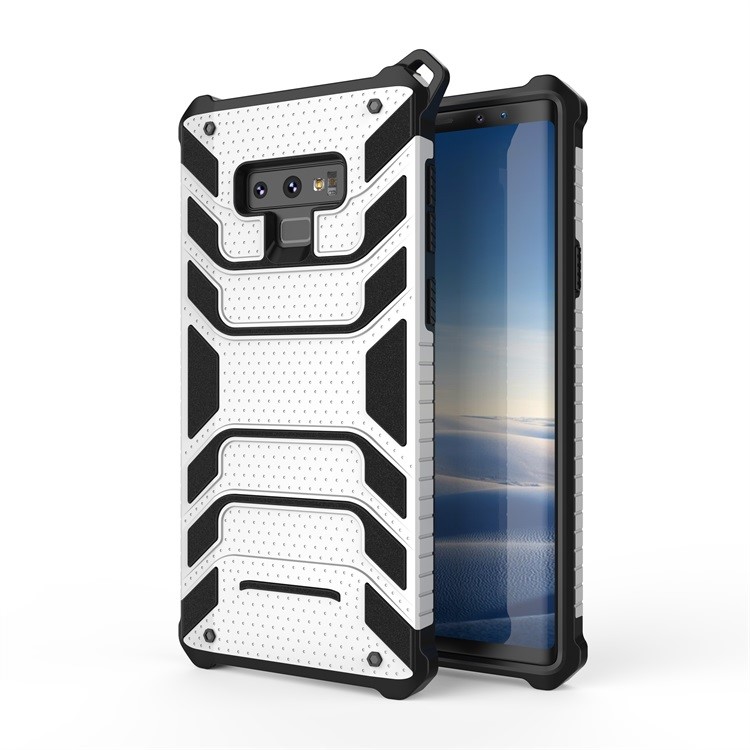 

ANGIBABE Spider Series TPU+PC Hybrid Shockproof Phone Shell for Samsung Galaxy Note 9 - Silver
